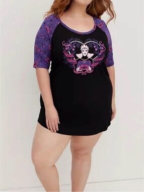 Torrid Disney Villains Evil Queen Sleep Tunic Nightshirt Plus Size 2X NWT